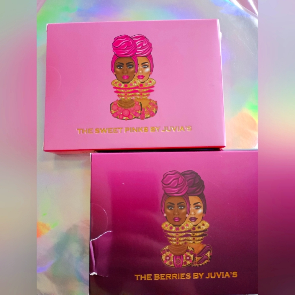 Juvia's Place Bundle Eyeshadow Palettes. Sweet Pinks And Berries.